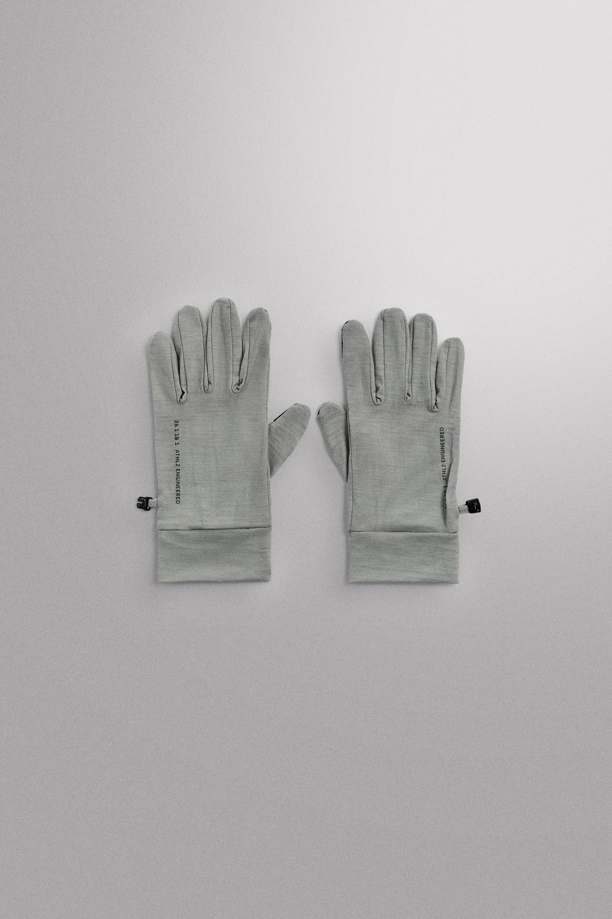 GANTS DE RUNNING EN LAINE MÉLANGÉE